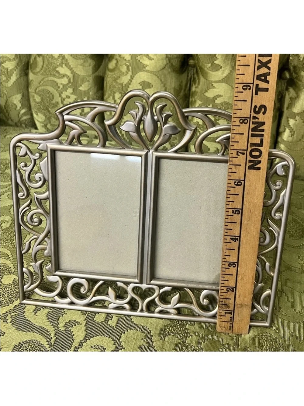 Ornate Double Picture Frame - Gold Holds 2-4x6s